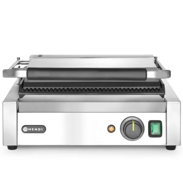 Kontakt grill kontaktowy PANINI ryflowany 2200W - Hendi 263655 4 263655 5