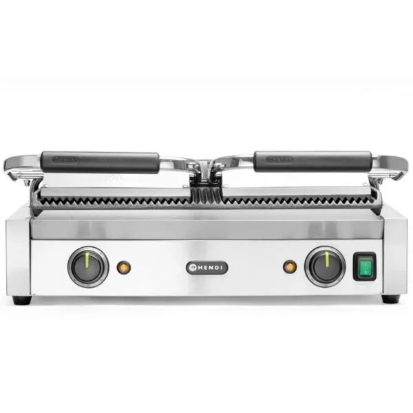 Kontakt grill kontaktowy ryflowany podwójny 3600W - Hendi 263709 3 263709 2