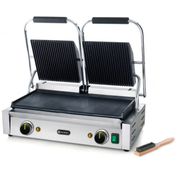 263808 kontakt grill kontaktowy gora ryflowana dol gladki 3600w hendi 263808 hurtownia tanio zielona gora