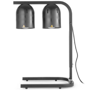Lampa grzewcza do podgrzewania frytek potraw czarna 500 W - Hendi 273913 - obrazek 1