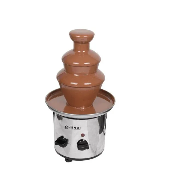 Czekoladowa fontanna do czekoladowego fondue stalowa 170W - Hendi 274101 1 274101 2