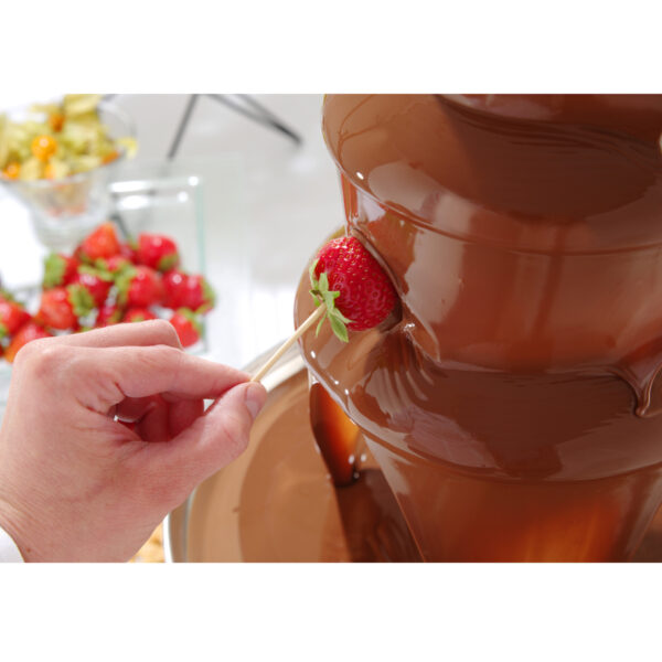 Fontanna do czekolady fondue 6 poziomów stalowa 300 W - Hendi 274163 4 274163 4