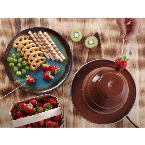 Fontanna do czekolady fondue 6 poziomów stalowa 300 W - Hendi 274163 5 274163 5