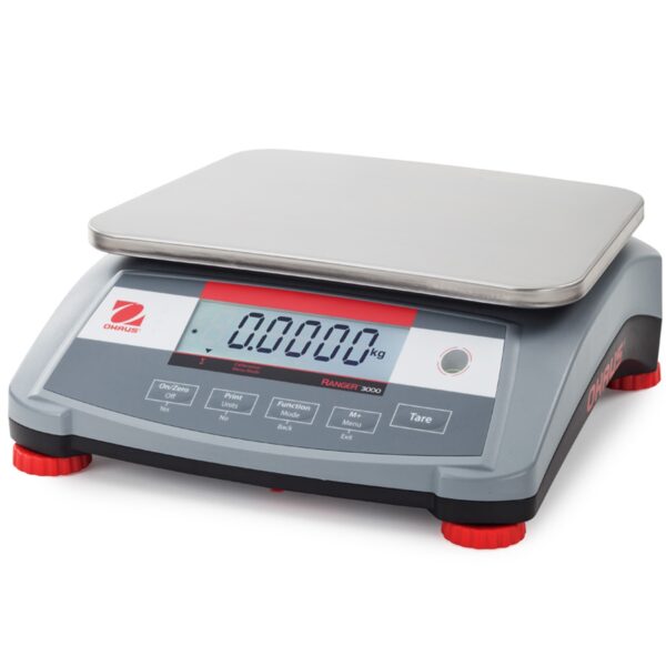 Waga stołowa przemysłowa profesjonalna z akumulatorem RANGER 3000 15kg / 0.5g - OHAUS R31P15 1 30031705 1