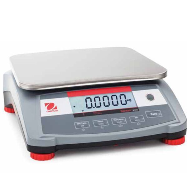 Waga stołowa przemysłowa profesjonalna z akumulatorem RANGER 3000 15kg / 0.5g - OHAUS R31P15 4 30031705 3