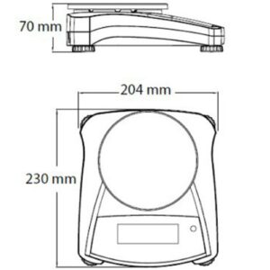 Waga techniczna stołowa dokładna kompaktowa NAVIGATOR NV 220g / 0.01g - OHAUS NV222 13 Waga techniczna stołowa dokładna kompaktowa NAVIGATOR NV 220g / 0.01g - OHAUS NV222 - obrazek 6