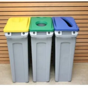 Pokrywa do pojemnika Rubbermaid SLIM JIM reg  żółta - obrazek 2