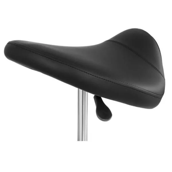 Stołek taboret hoker siodłowy mobilny na kółkach Physa SORANO czarny 2 4058 2