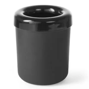 Śmietniczka stołowa lub pojemnik na sztućce z tworzywa czarny śr. 130mm - Hendi 421574 3 Śmietniczka stołowa lub pojemnik na sztućce z tworzywa czarny śr. 130mm - Hendi 421574 - obrazek 1