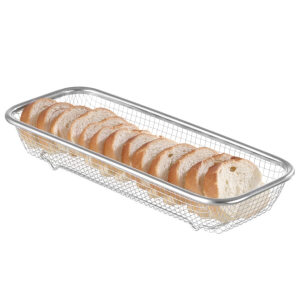 Koszyk druciany do serwowania pieczywa chleba bułek 310x125x55 mm - Hendi 425565 2 425565 2