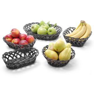 Koszyk pojemnik na owoce warzywa pleciony owalny 225x130x55 mm - Hendi 426234 7 Koszyk pojemnik na owoce warzywa pleciony owalny 225x130x55 mm - Hendi 426234 - obrazek 4