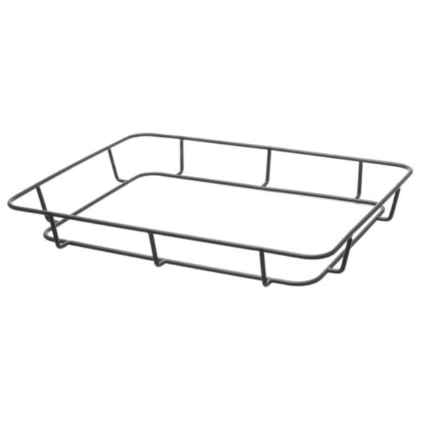 Kosz tacka na pieczywo z ramą ze stali nierdzewnej czarny 400x300x50 mm - Hendi 426555 3 426555 3