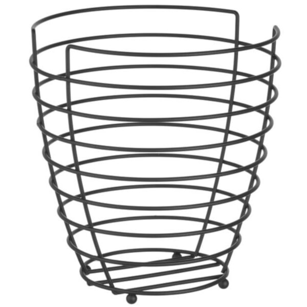 Koszyk miska druciana do owoców czarna z matową powłoką śr. 230 mm - Hendi 427187 1 427187 1