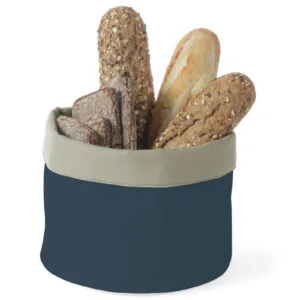 Koszyk worek do pieczywa okrągły śr. 15cm ciemnoniebieski - Hendi 429013 - obrazek 1