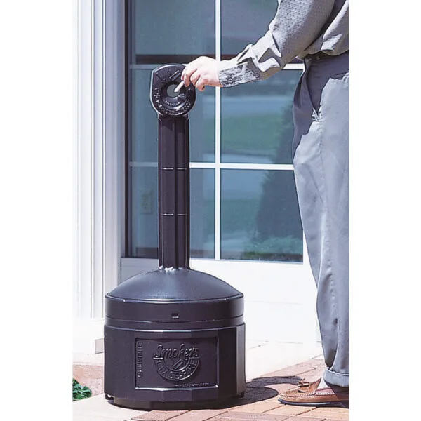 Popielniczka miejska zewnętrzna na stabilnej podstawie poj. 15L śr. 42cm wys. 98cm szara 2 4675 2