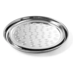 Taca bankietowa stalowa okrągła śr. 30cm - Hendi 480205 1 Taca bankietowa stalowa okrągła śr. 30cm - Hendi 480205 - obrazek 1