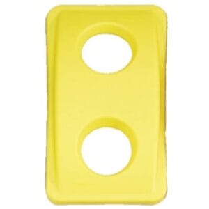 Pokrywa do pojemnika Rubbermaid SLIM JIM reg żółta 3 Pokrywa do pojemnika Rubbermaid SLIM JIM reg żółta - obrazek 1