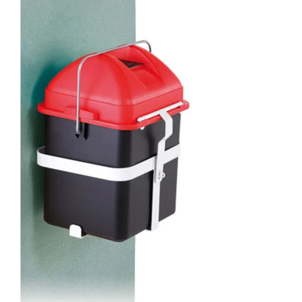 Uchwyt ścienny do pojemnika na zużyte baterie leki i odpady medyczne KCA BOX 20L 1 5039 2