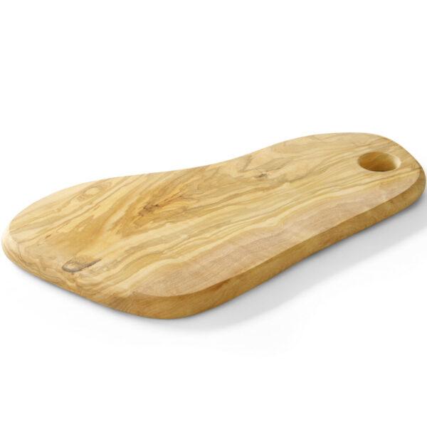 Deska do serwowania z drewna oliwnego z otworem 350 x 210 x 18 mm - Hendi 505236 2 505236 2