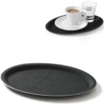 508732 hendi taca kelnerska antyposlizgowa owalna 21x29cm czarna