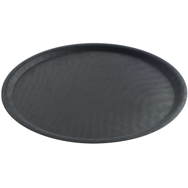 Taca kelnerska antypoślizgowa okrągła śr. 46cm - czarna 2 508794 2