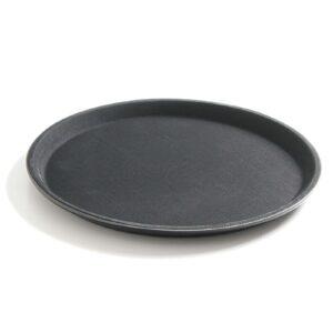 Taca kelnerska antypoślizgowa okrągła śr. 28cm - czarna 7 Taca kelnerska antypoślizgowa okrągła śr. 28cm - czarna - obrazek 4