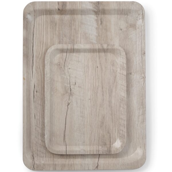 Taca do serwowania laminowana jasne drewno 430 x 330 mm - Hendi 508862 3 508862 3