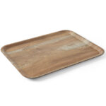 508947 taca tacka do serwowania z nadrukiem drewna dab 370x530mm hendi 508947 hurtownia sklep cena tanio