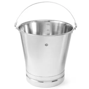 Wiadro gastronomiczne do kuchni ze stali nierdzewnej z pierścieniem i podziałką 7L - Hendi 516676 1 Wiadro gastronomiczne do kuchni ze stali nierdzewnej z pierścieniem i podziałką 7L - Hendi 516676 - obrazek 1