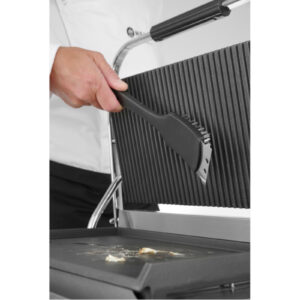 Szczotka czyścik ze skrobakiem do grilla rusztu BBQ stalowe włosie 70x310x85 mm - Hendi 525548 4 Szczotka czyścik ze skrobakiem do grilla rusztu BBQ stalowe włosie 70x310x85 mm - Hendi 525548 - obrazek 2
