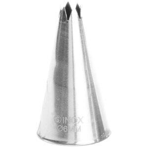 Końcówka tylka gwiazdka do rękawów worków cukierniczych stalowa śr. 6mm - HENDI 551370 1 Końcówka tylka gwiazdka do rękawów worków cukierniczych stalowa śr. 6mm - HENDI 551370 - obrazek 1