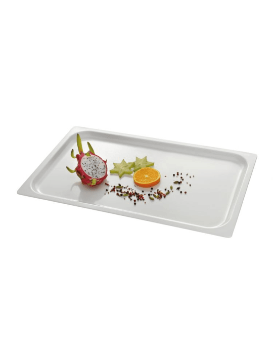 Taca do prezentacji dań i żywności 530x325mm GN 1/1 biała - Hendi 561607 1 561607 1