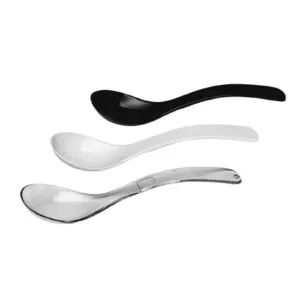 Łyżka do sałatek biała dł. 235 mm  - Hendi 564103 - obrazek 2