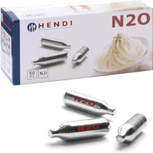 Naboje do syfonu do bitej śmietany z gazem N2O 50 szt. - Hendi 586907 3 Naboje do syfonu do bitej śmietany z gazem N2O 50 szt. - Hendi 586907 - obrazek 1