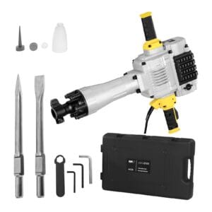 Budowlany młot udarowy wyburzeniowy pneumatyczny MSW SDS-HEX 85J 2100W 5 Budowlany młot udarowy wyburzeniowy pneumatyczny MSW SDS-HEX 85J 2100W - obrazek 1