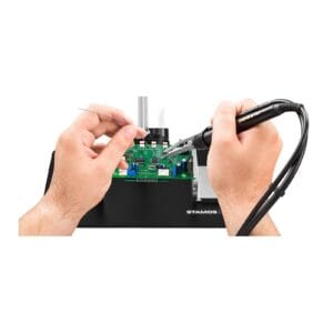 Lampka biurkowa LED bezcieniowa ze szkłem powiększającym 5x/10x i uchwytem na płytki PCB 17 Lampka biurkowa LED bezcieniowa ze szkłem powiększającym 5x/10x i uchwytem na płytki PCB - obrazek 9