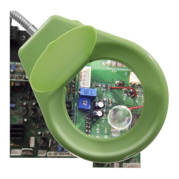 Lampka biurkowa LED bezcieniowa ze szkłem powiększającym 5x/10x - Zielona 5 6143 5