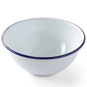 Miska emaliowana biała śr. 160mm Hendi 621288 - obrazek 1