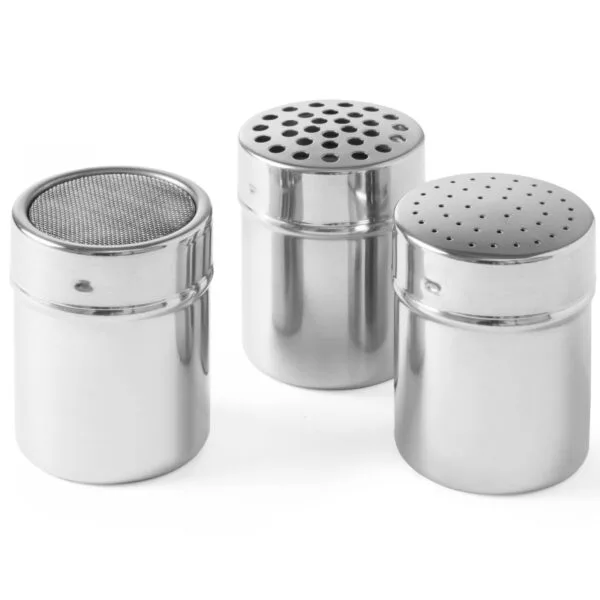Dyspenser dozownik kuchenny do parmezanu stal nierdzewna śr. 55mm wys. 75mm - Hendi 631102 1 631201 2