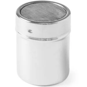 Dyspenser dozownik kuchenny z sitkiem do cukru pudru stal nierdzewna śr. 55mm wys. 75mm - Hendi 631300 2 Dyspenser dozownik kuchenny z sitkiem do cukru pudru stal nierdzewna śr. 55mm wys. 75mm - Hendi 631300 - obrazek 1