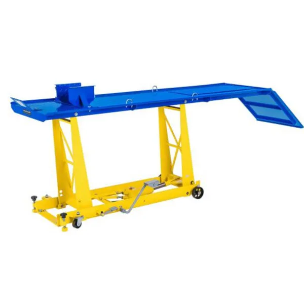 Platforma winda podnośnik stołowy motocyklowy do motocykli z podjazdem 450kg 206 x 55 cm MSW MHB-450-780.1 2 6318 2