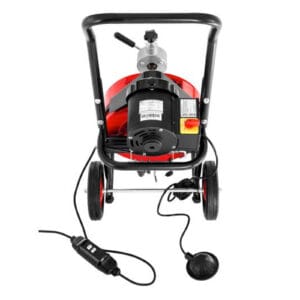 Przepychacz udrażniacz spirala do rur elektryczna 390W 23m MSW-DRAIN CLEAN 23E + głowice 12 Przepychacz udrażniacz spirala do rur elektryczna 390W 23m MSW-DRAIN CLEAN 23E + głowice - obrazek 4