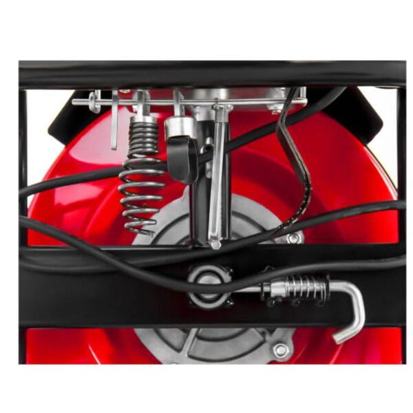 Przepychacz udrażniacz spirala do rur elektryczna 390W 23m MSW-DRAIN CLEAN 23E + głowice 5 6350 5