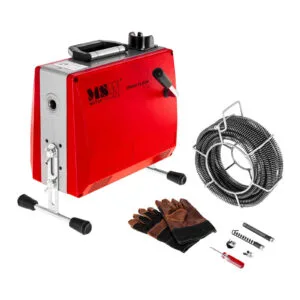 Przepychacz udrażniacz spirala żmijka do rur elektryczna 390W śr. 30 - 100 mm MSW-DRAIN CLEAN 2.3E 9 Przepychacz udrażniacz spirala żmijka do rur elektryczna 390W śr. 30 - 100 mm MSW-DRAIN CLEAN 2.3E - obrazek 2