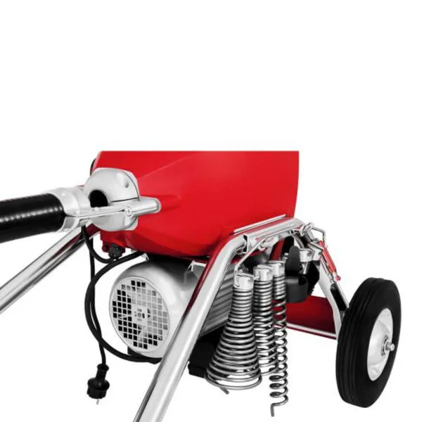 Elektryczna maszyna przepychacz udrażniacz do rur 1100W śr. 32mm MSW POWER DRAIN CLEAN 4.6E + akcesoria 3 6360 3