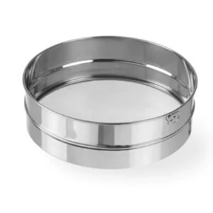 Sito piekarnicze gęste do przesiewania mąki śr. 247mm stalowe - Hendi 637807 4 Sito piekarnicze gęste do przesiewania mąki śr. 247mm stalowe - Hendi 637807 - obrazek 2