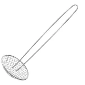 Cedzak sitko do smażenia w głębokim oleju ze stali nierdzewnej śr. 100 mm - Hendi 640104 2 Cedzak sitko do smażenia w głębokim oleju ze stali nierdzewnej śr. 100 mm - Hendi 640104 - obrazek 1