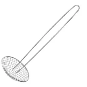 Cedzak sitko do smażenia w głębokim oleju ze stali nierdzewnej śr. 120 mm - Hendi 640203 2 Cedzak sitko do smażenia w głębokim oleju ze stali nierdzewnej śr. 120 mm - Hendi 640203 - obrazek 1