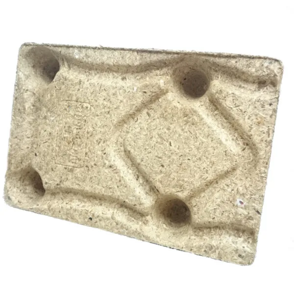 Paleta 1/4 EURO tłoczona z płyty wiórowej 60x40x12cm 1 6449 1