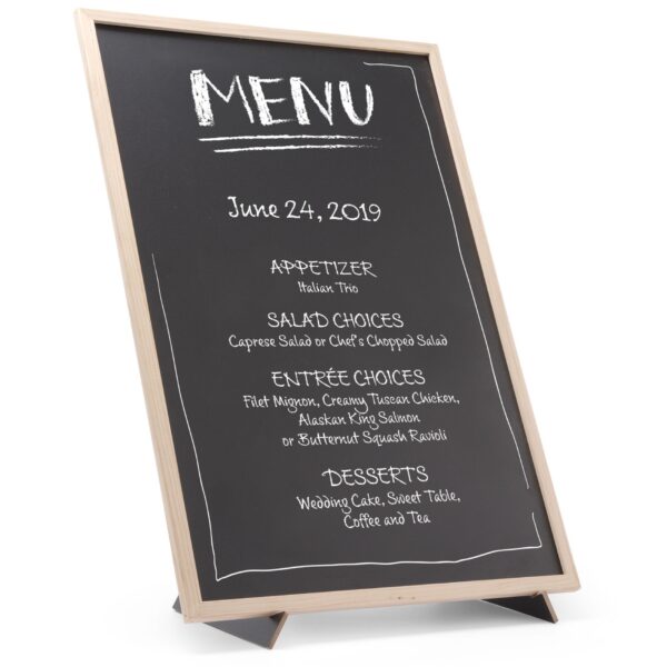 Tablica informacyjna reklamowa MENU z podstawą podpórką 40x60 cm - Hendi 664131 1 664131 1